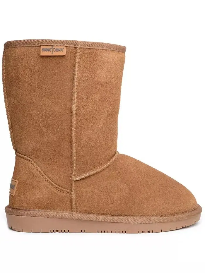 Женские ботильоны без застежки Olympia Minnetonka — изображение 2 из 3, бежевый