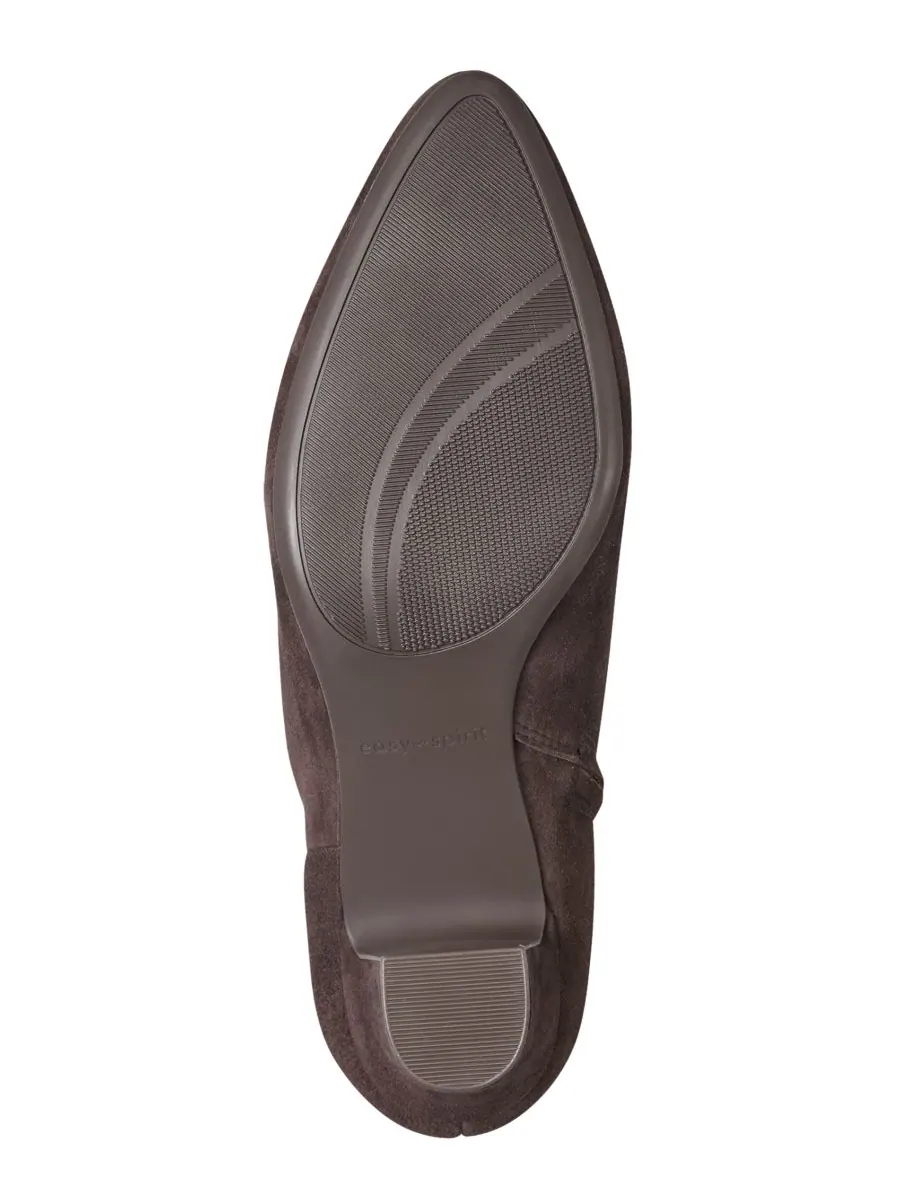 Женские ботильоны Isra eFlex на зауженном блочном каблуке Easy Spirit, Dark Fudge Suede — изображение 5 из 5