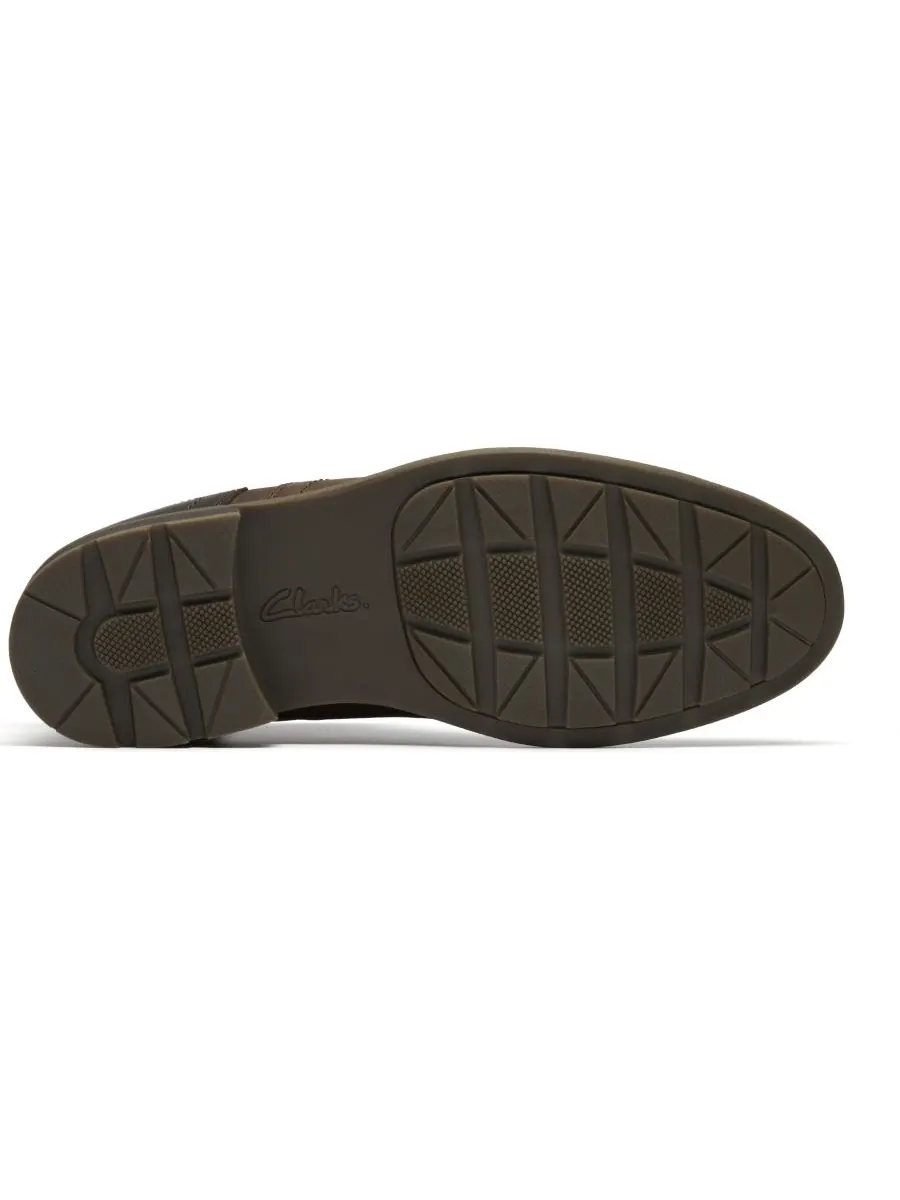 Ботинки мужские Clarks Emmet Easy, кожаные — изображение 6 из 6, бежевый