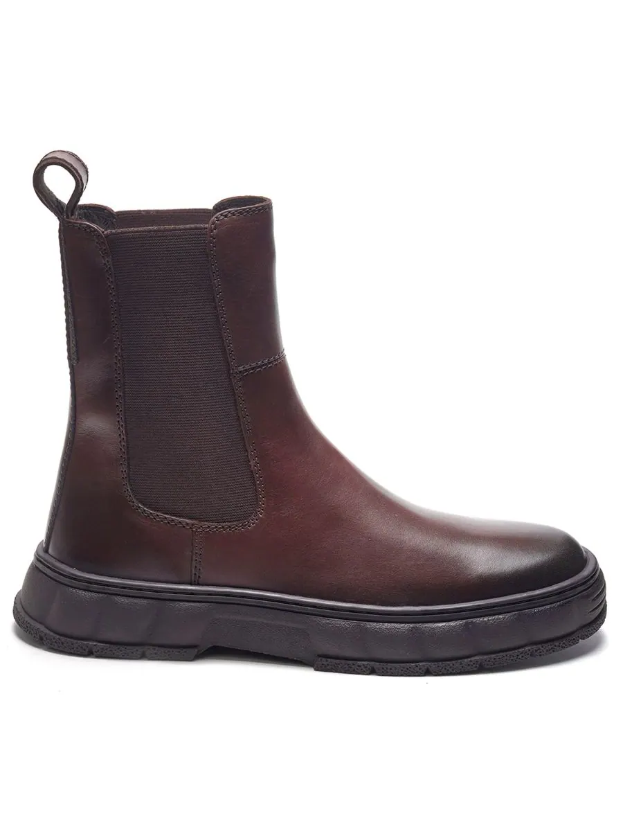Мужские ботинки Startus Slip-On Chelsea Boots A Veer — изображение 2 из 6, коричневый