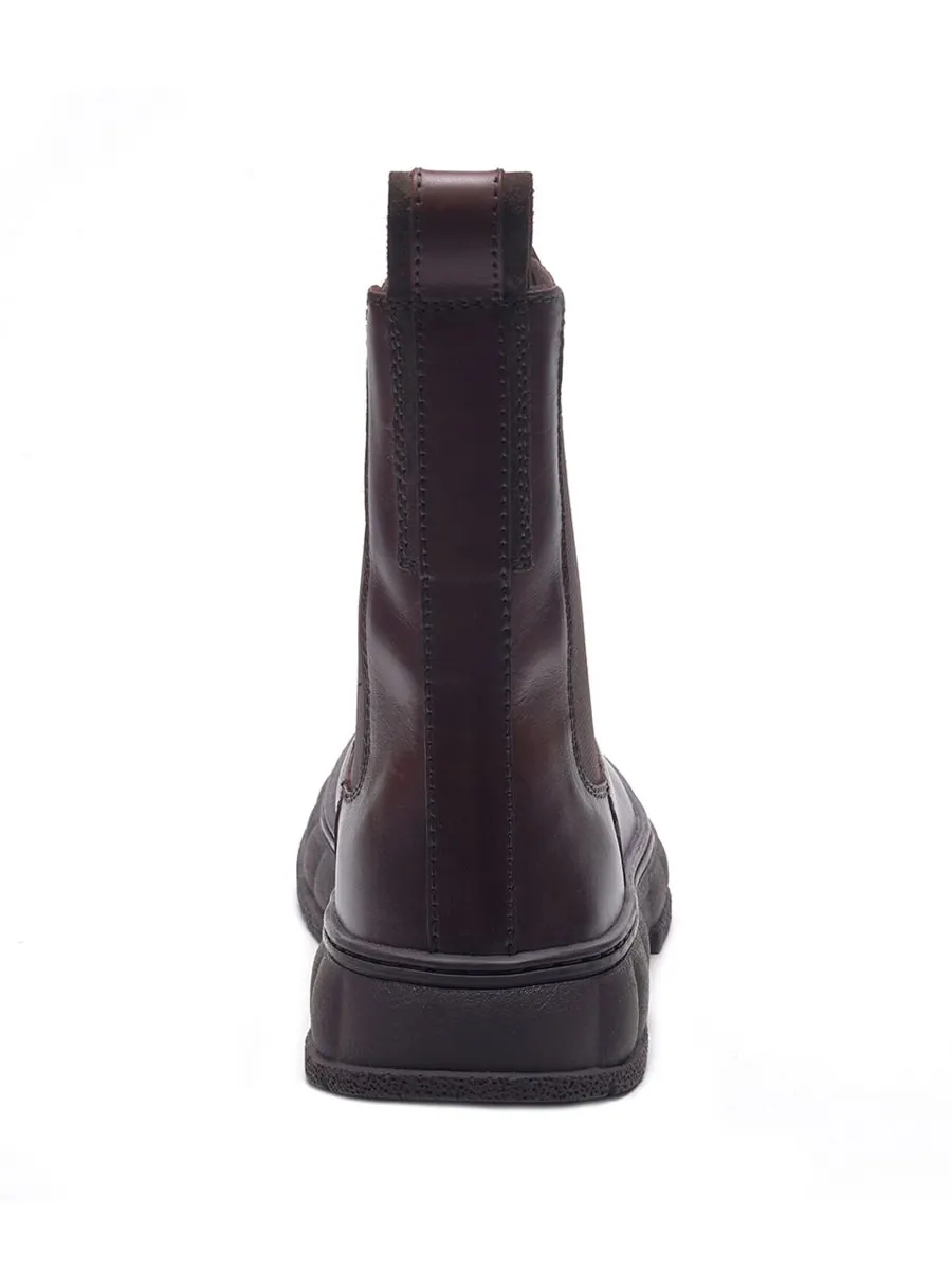 Мужские ботинки Startus Slip-On Chelsea Boots A Veer — изображение 3 из 6, коричневый