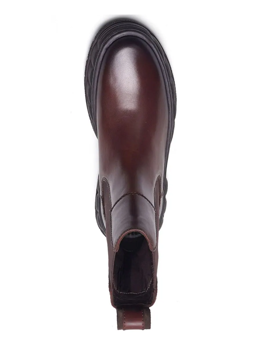 Мужские ботинки Startus Slip-On Chelsea Boots A Veer — изображение 4 из 6, коричневый