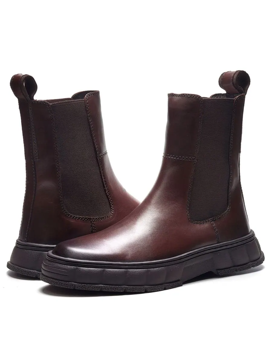 Мужские ботинки Startus Slip-On Chelsea Boots A Veer — изображение 6 из 6, коричневый