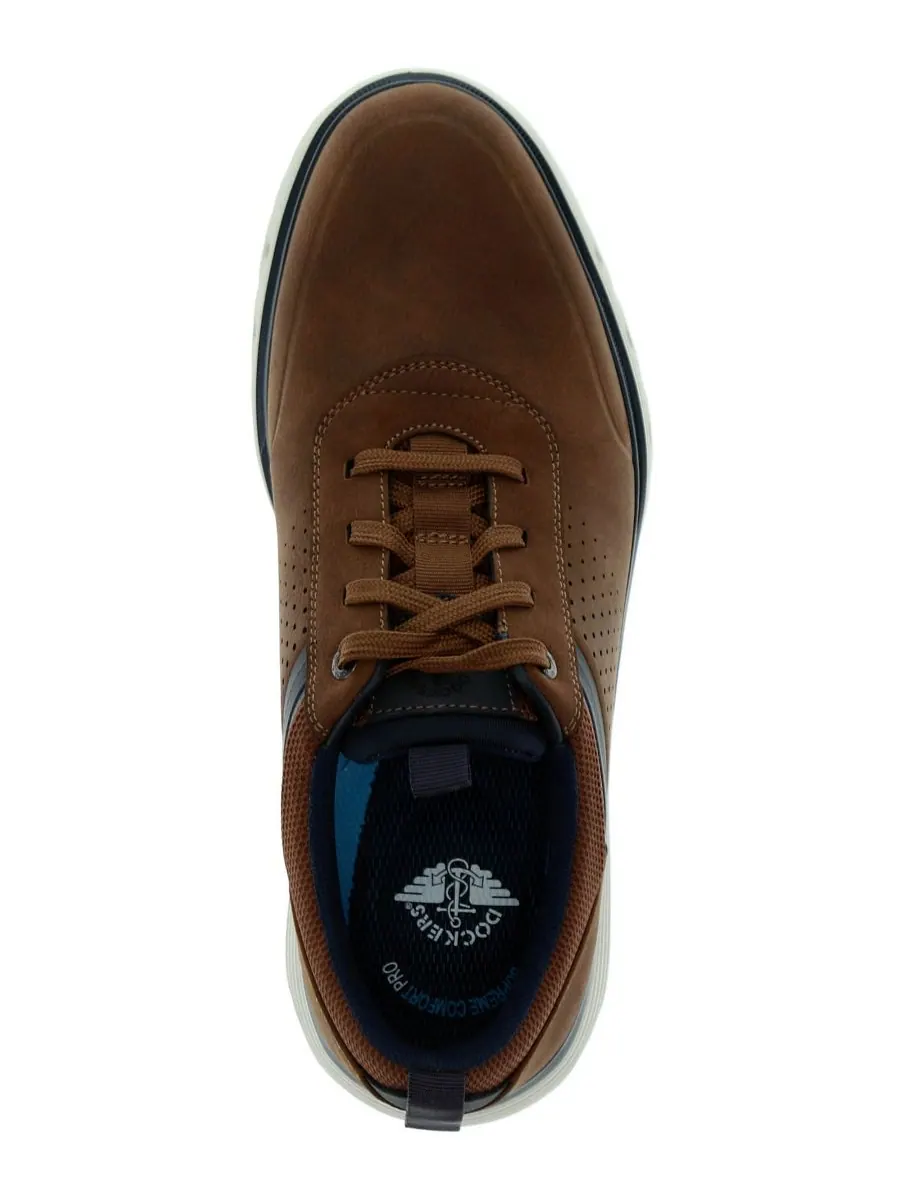 Мужские повседневные кроссовки Fowler Fusion 20 Dockers — изображение 4 из 6, темный бежевый