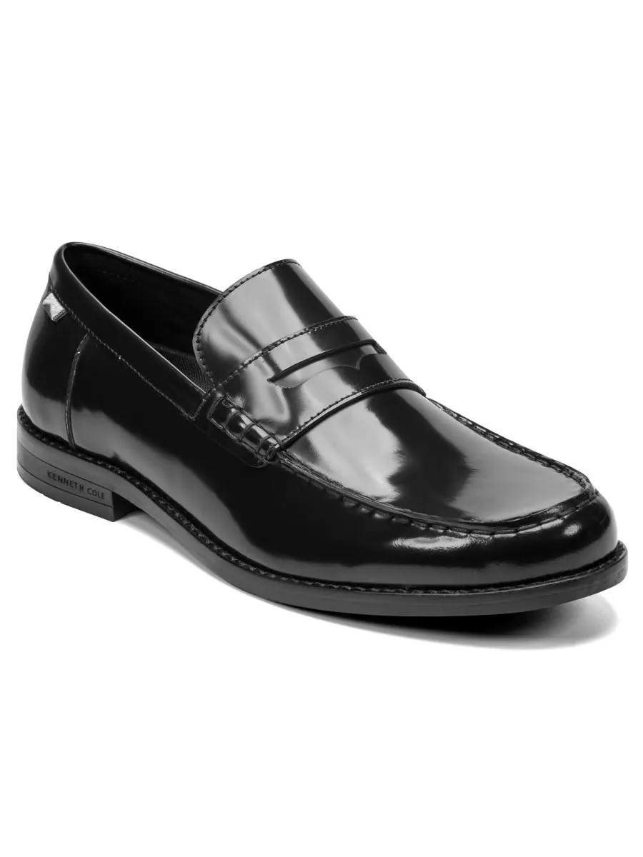 Мужские повседневные лоферы Paco без шнурков Kenneth Cole New York — изображение 1 из 5, черный
