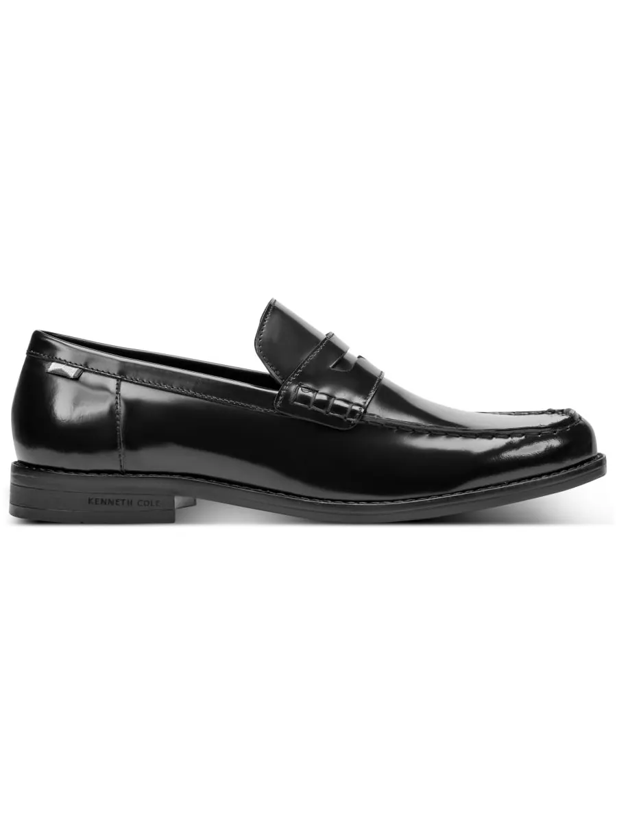 Мужские повседневные лоферы Paco без шнурков Kenneth Cole New York — изображение 2 из 5, черный
