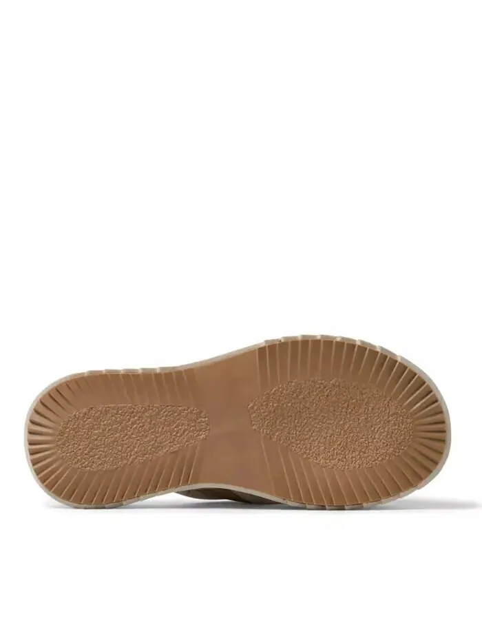 Женские босоножки Daisy Cross Strap Platform Dearfoams — изображение 4 из 5, бежевый