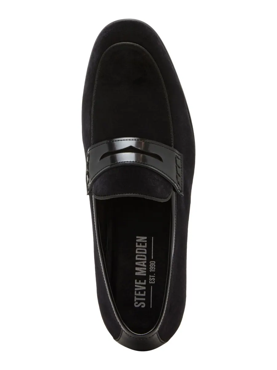 Мужские лоферы Sevilla без шнурков Steve Madden — изображение 5 из 7, черный
