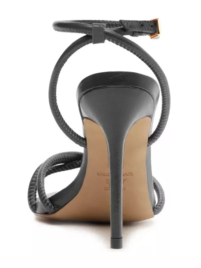 Женские босоножки Marina High Stiletto Arezzo — изображение 3 из 10, черный