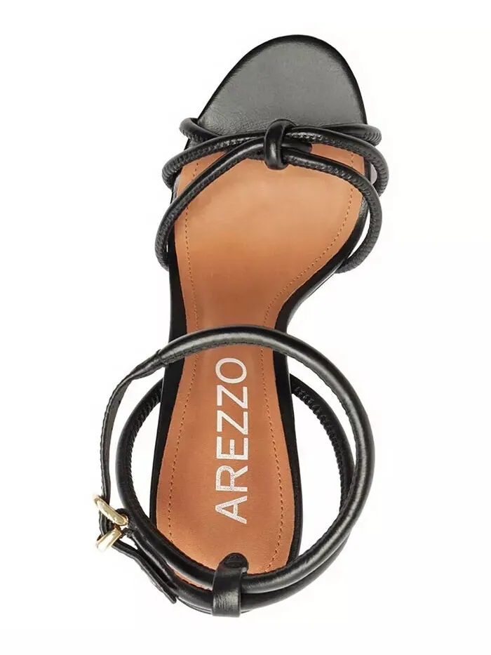 Женские босоножки Marina High Stiletto Arezzo — изображение 4 из 10, черный