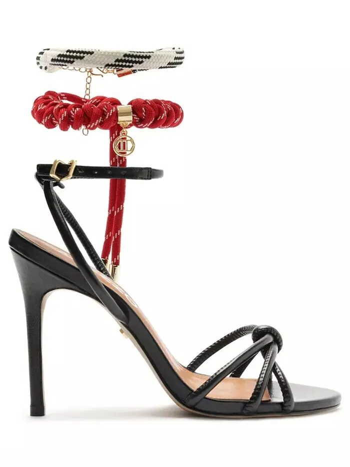 Женские босоножки Marina High Stiletto Arezzo — изображение 6 из 10, черный