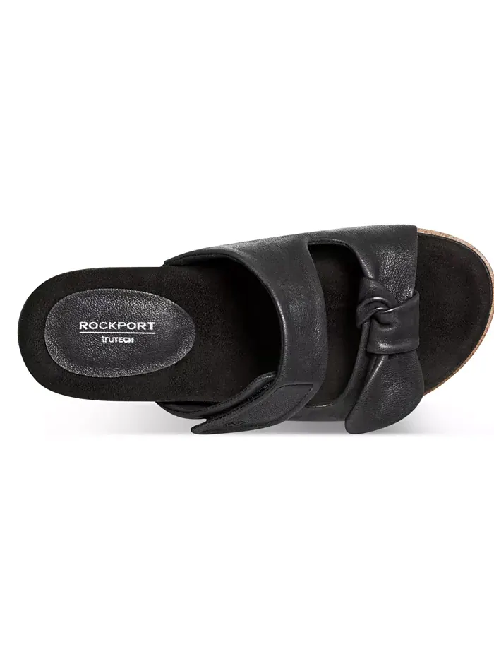 Женские сандалии Zova Open Toe Casual Flat Rockport — изображение 4 из 5, тауп
