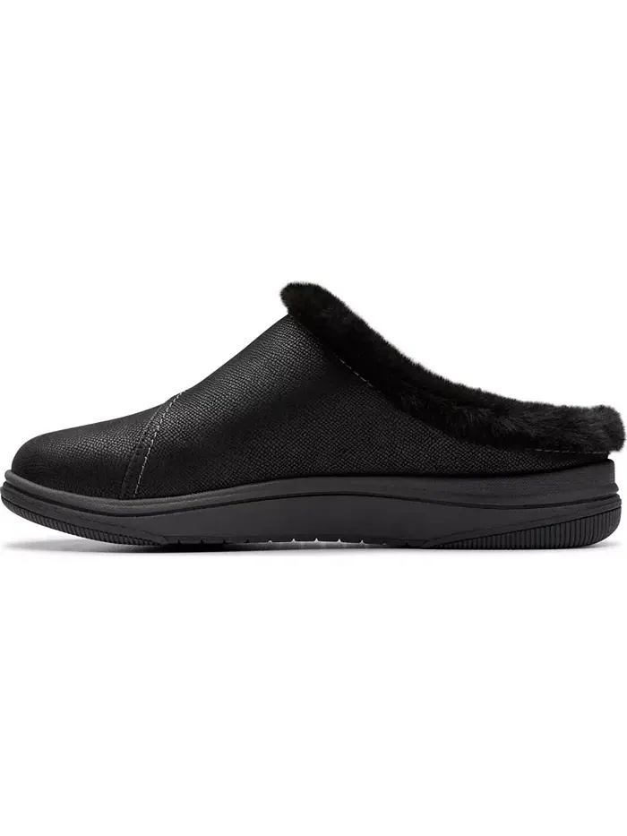 Мюли женские Clarks Cloudsteppers Breeze Myth, текстиль — изображение 5 из 5, черный