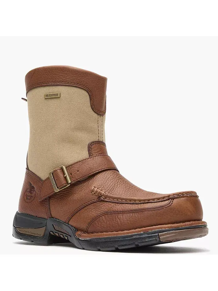 Мужские ботинки Athens Waterproof со шнуровкой сбоку Georgia Boot — изображение 2 из 8, коричневый