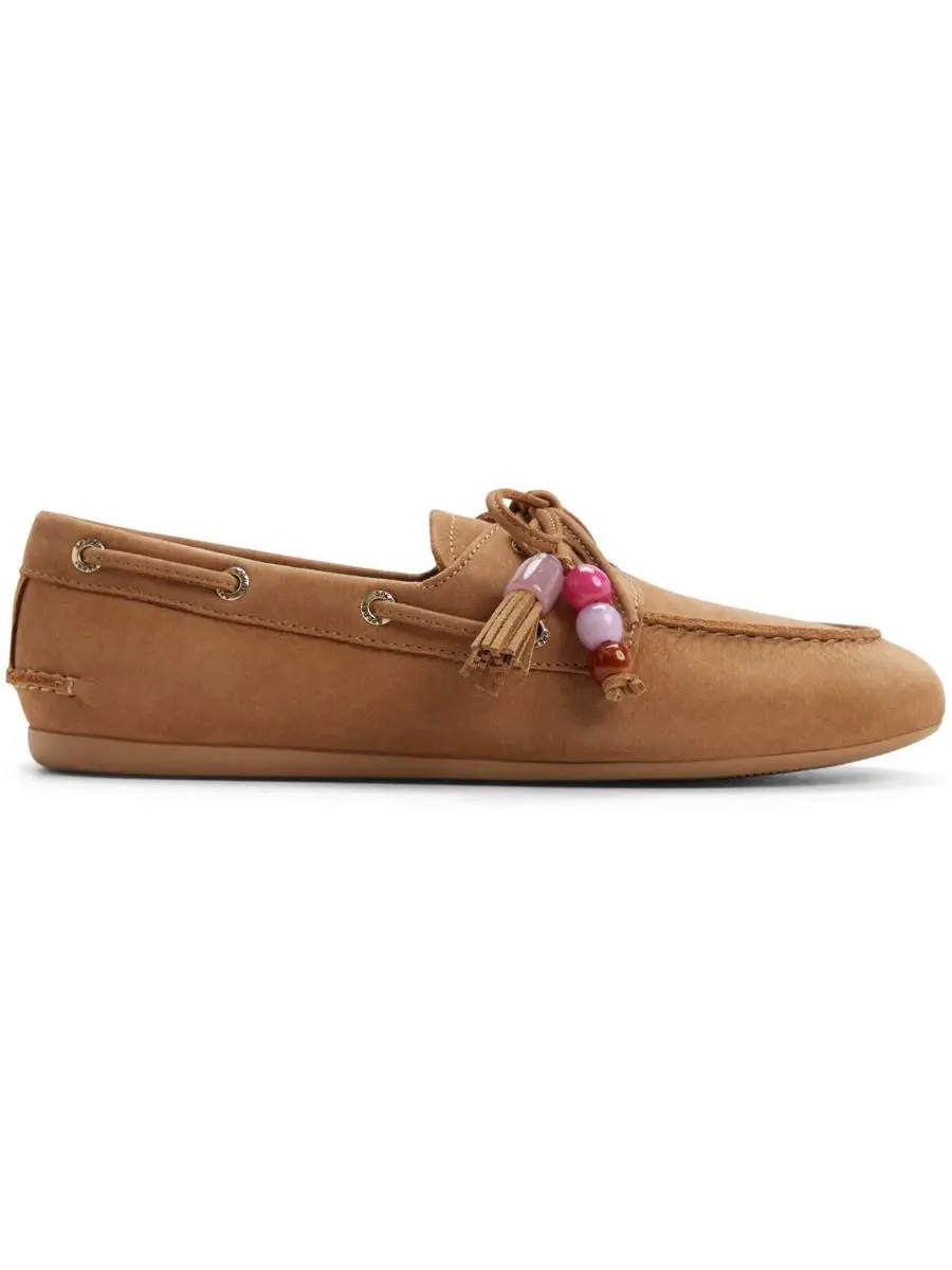Женские туфли-лодочки с завязками на шнуровке, модель Authentic Original 2-Eye Sperry — изображение 2 из 5, бежевый