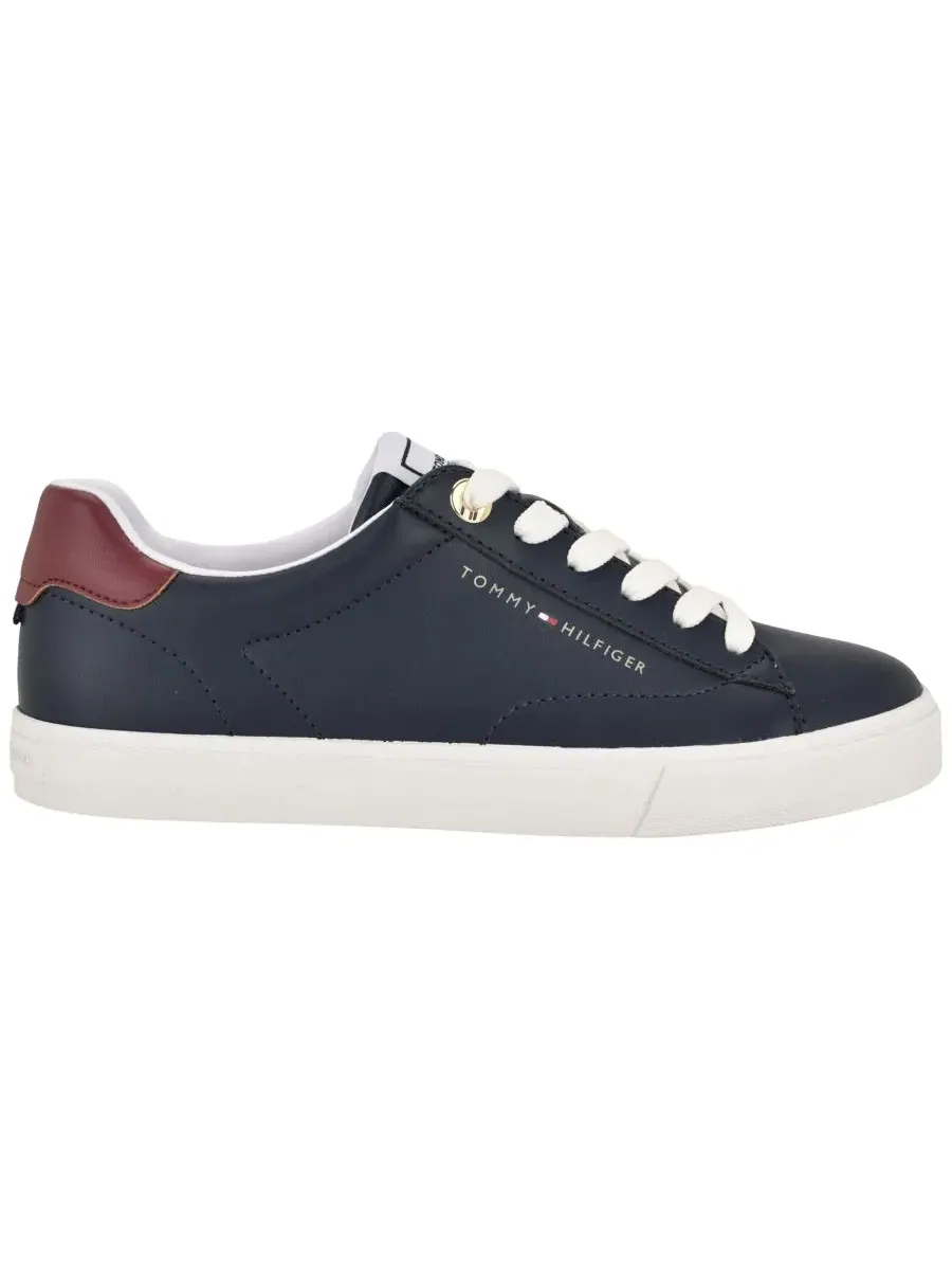 Кроссовки на шнуровке Lernia Tommy Hilfiger — изображение 2 из 5, темный синий/коричневый