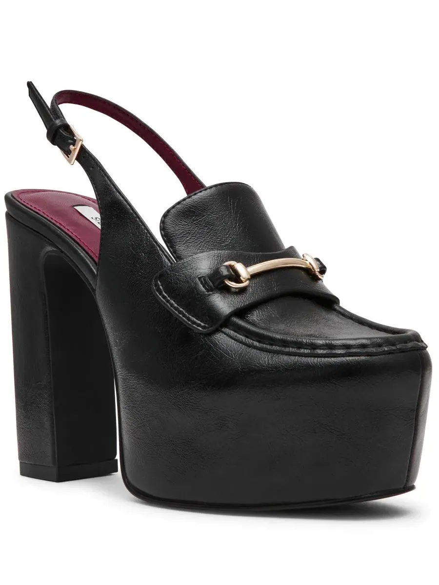 Туфли-лодочки Quinn High Platform Slingback Loafer Pumps Steve Madden