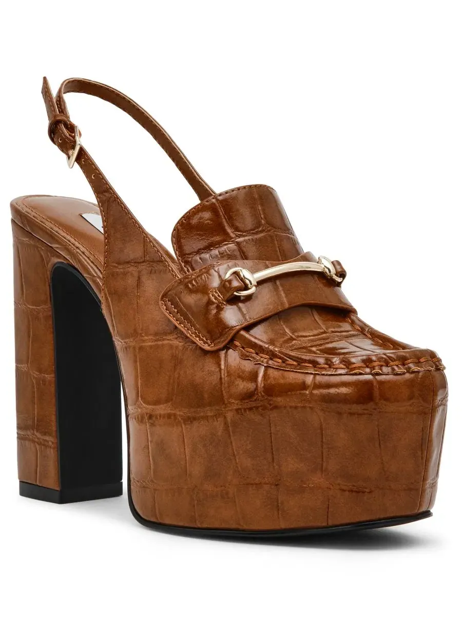 Туфли-лодочки Quinn High Platform Slingback Loafer Pumps Steve Madden