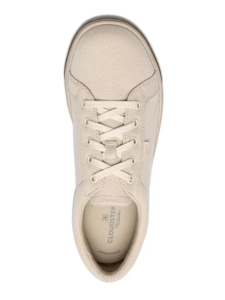 Женские кроссовки на шнуровке Breeze Rose Clarks — изображение 4 из 6, кремовый