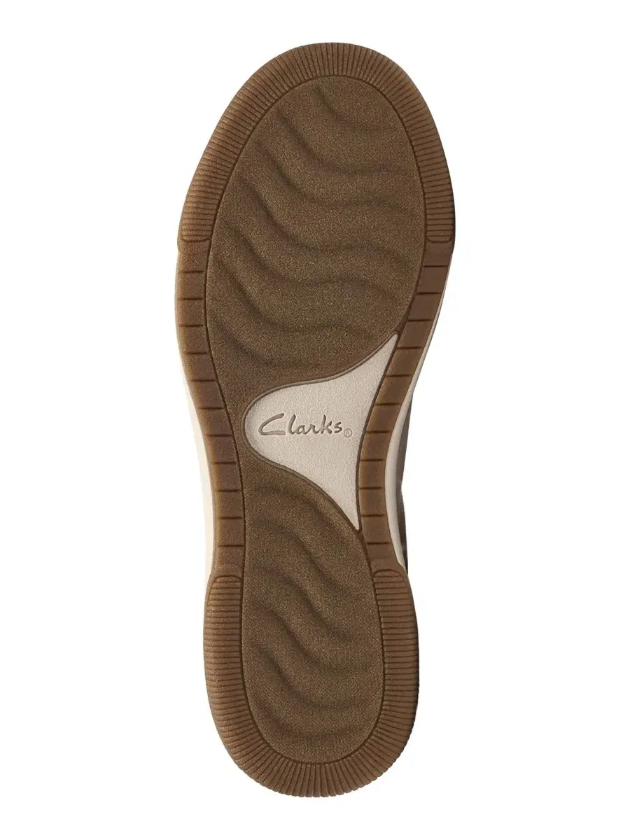 Женские кроссовки на шнуровке Breeze Rose Clarks — изображение 5 из 6, кремовый