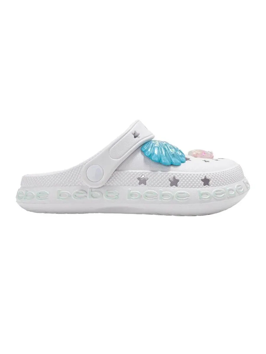 Сабо из ЭВА с морскими обитателями Bebe — изображение 2 из 7, белый