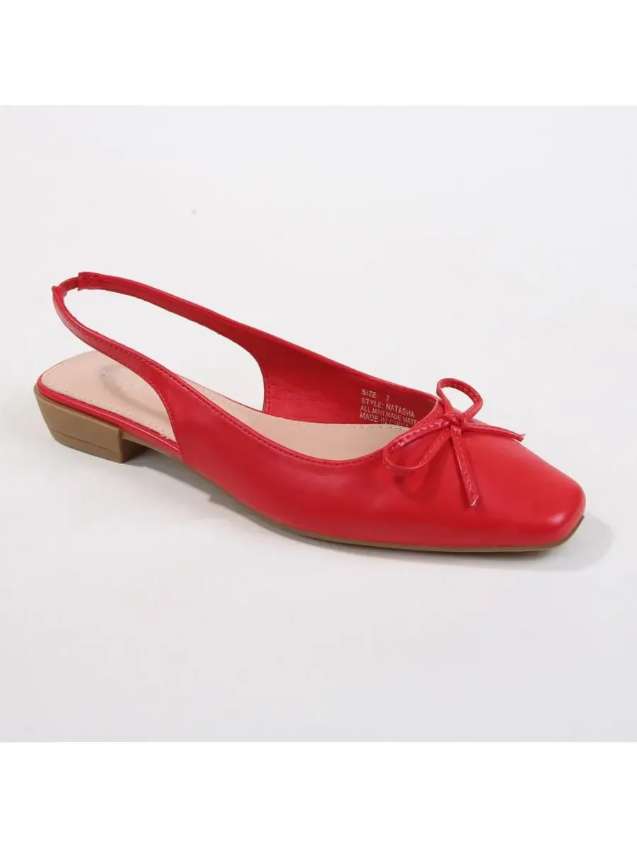 Natasha Bow Flats BERNESS — изображение 1 из 3, красный