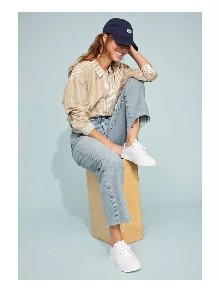 Женские кроссовки Kameron на шнуровке TOMS — изображение 6 из 8, белый