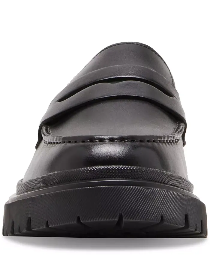 Мужские пенни-лоферы Akkron на массивной подошве из кожи Steve Madden — изображение 4 из 6, черный