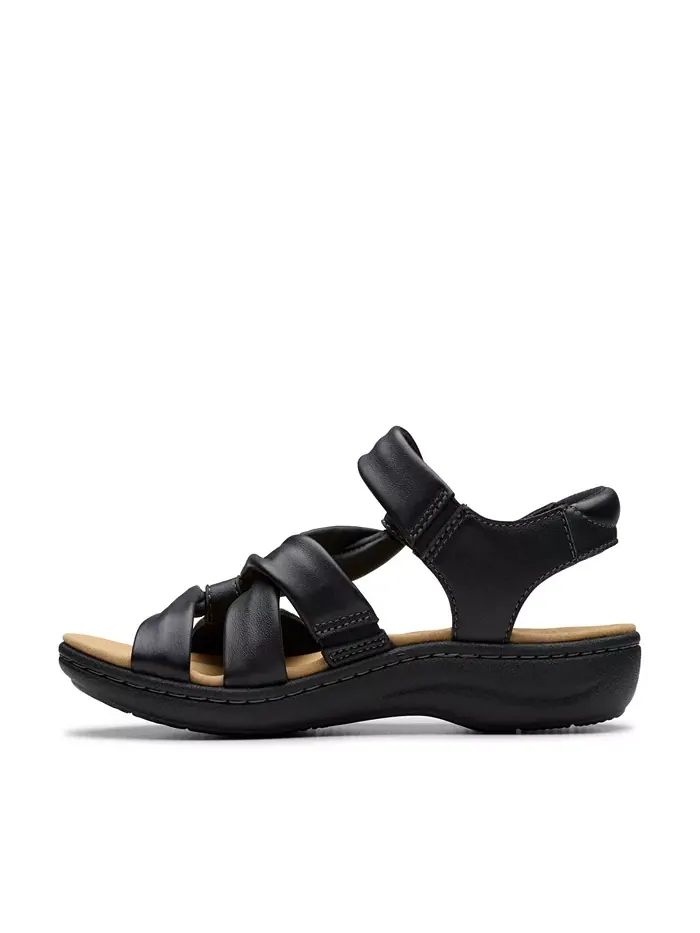 Сандалии женские Clarks Laurieann Bell Плоские Черные — изображение 3 из 7, черный