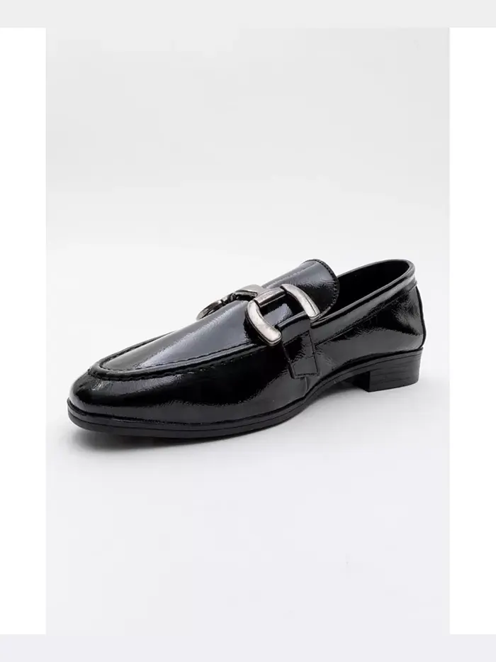 Женские лоферы Rous с кожаной вставкой Bit Forever & Always Shoes — изображение 5 из 5, черный