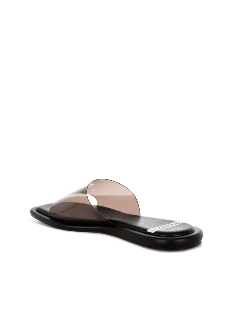 Женские туфли-слипоны Aponi Tinted Strap Slip On Rag & Co — изображение 3 из 5, черный