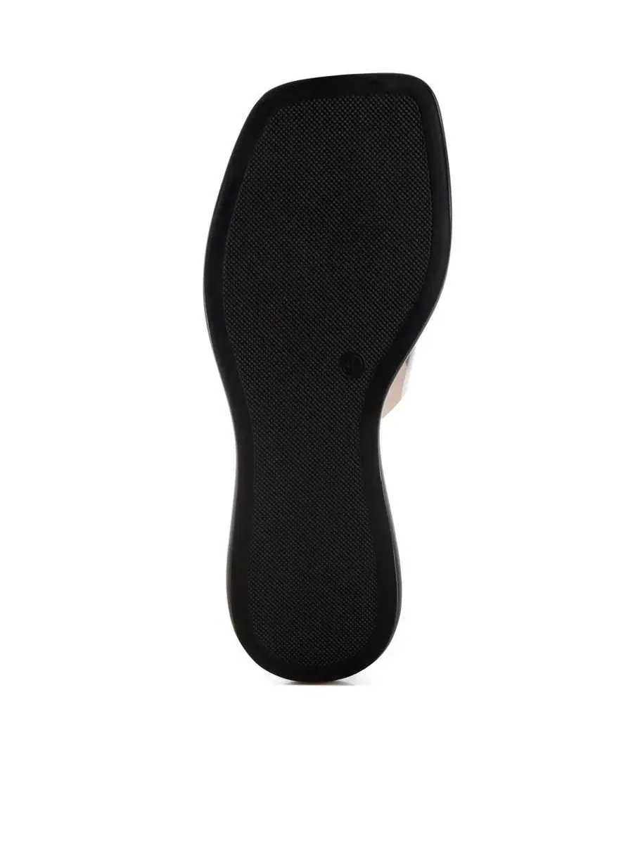 Женские туфли-слипоны Aponi Tinted Strap Slip On Rag & Co — изображение 5 из 5, черный