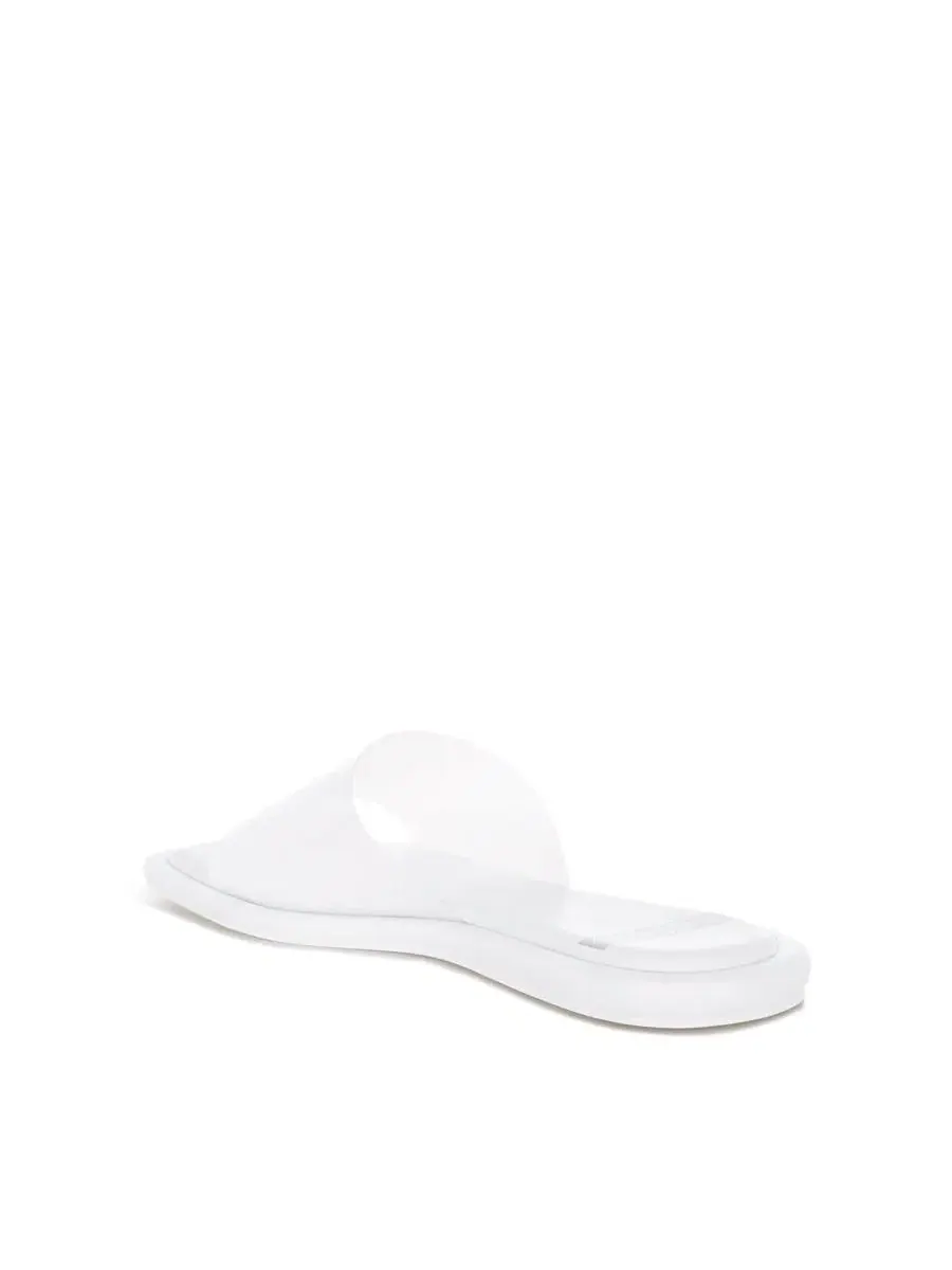 Женские босоножки-слипоны Aponi Tinted Strap Slip On Rag & Co — изображение 3 из 6, белый