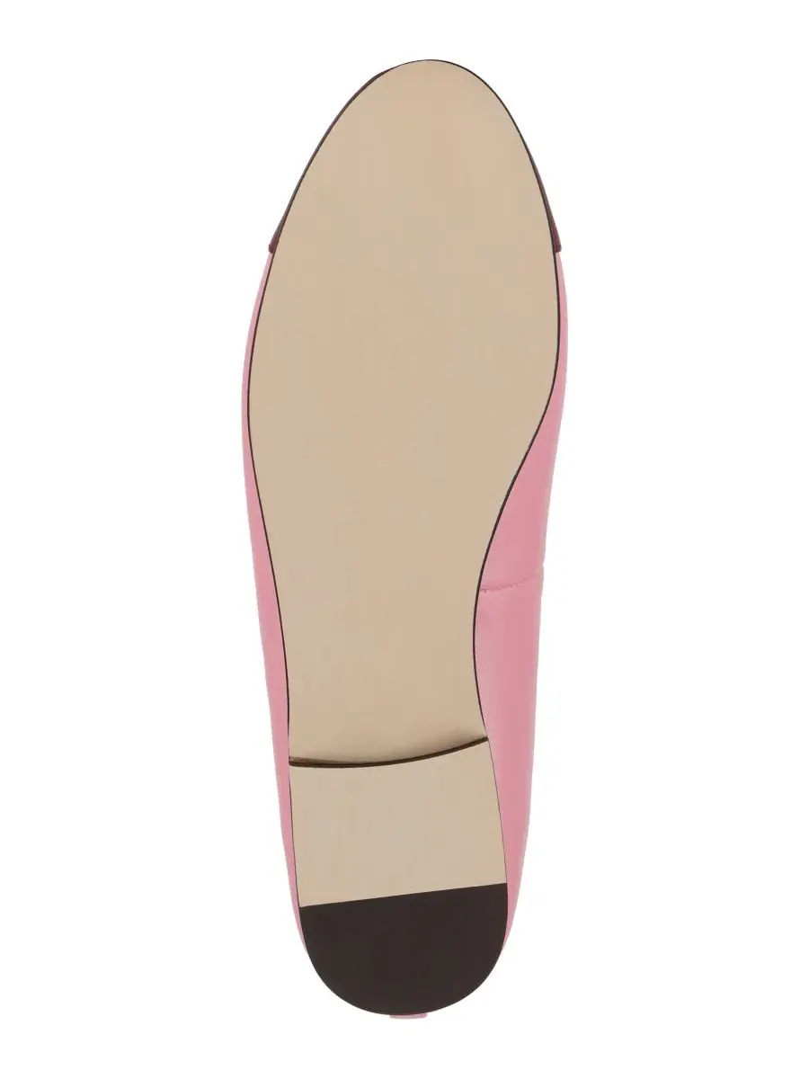 Балетки с мыском и каблуком-блоком, модель Arabesque Cap-Toe Jeffrey Campbell — изображение 5 из 5, розовый винный