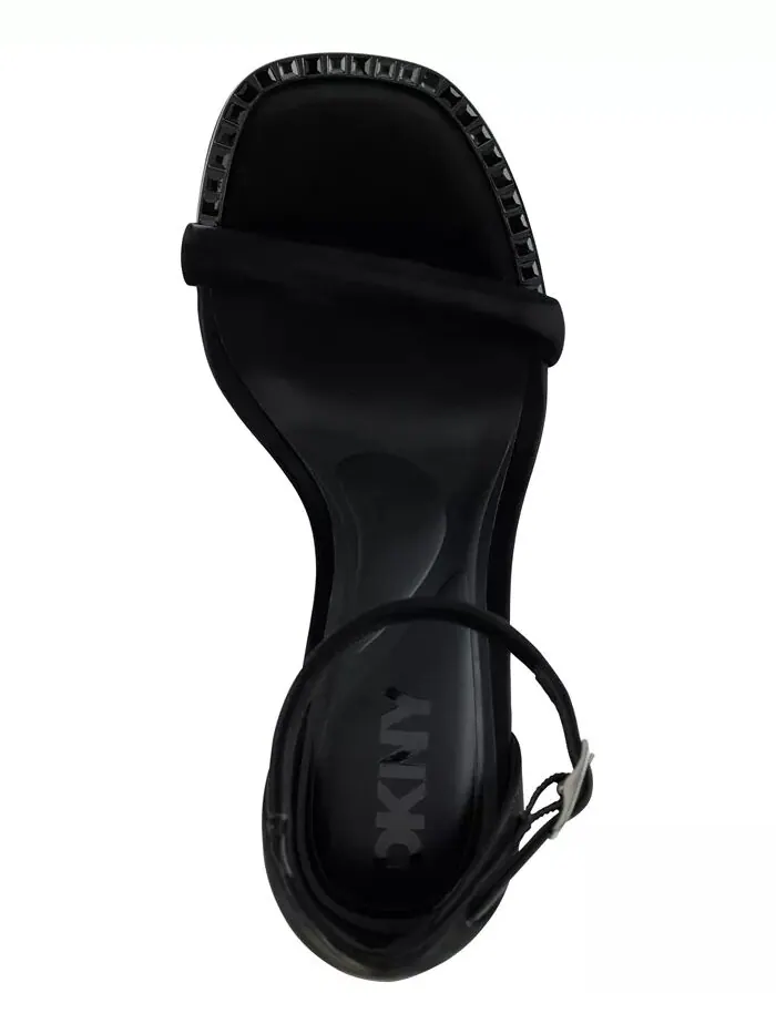 Женские сандалии Waylin Ankle Strap Dress Sandals DKNY — изображение 4 из 6, черный