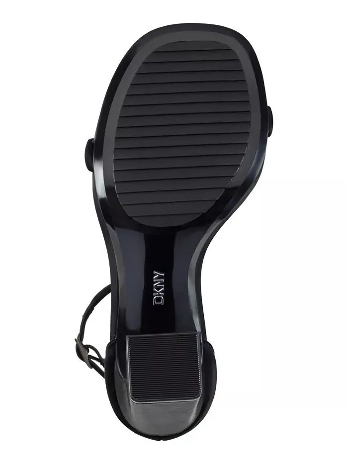 Женские сандалии Waylin Ankle Strap Dress Sandals DKNY — изображение 5 из 6, черный