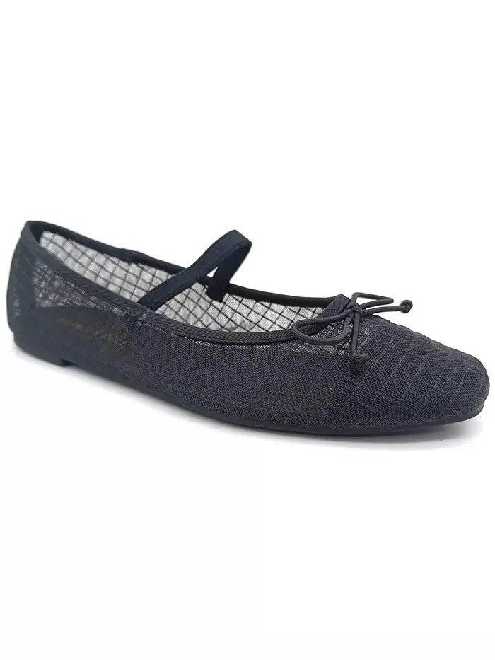Женские балетки Myra Mesh с квадратным носком Kenneth Cole New York — изображение 1 из 5, черный