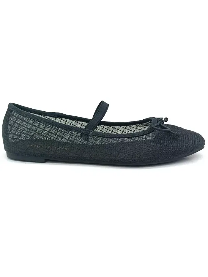 Женские балетки Myra Mesh с квадратным носком Kenneth Cole New York — изображение 2 из 5, черный