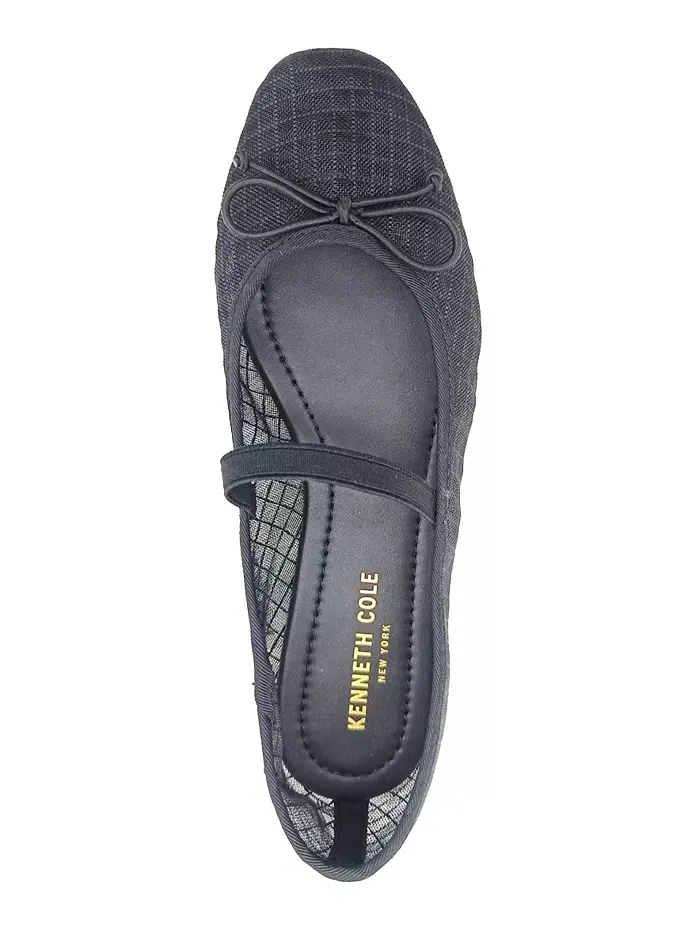 Женские балетки Myra Mesh с квадратным носком Kenneth Cole New York — изображение 4 из 5, черный