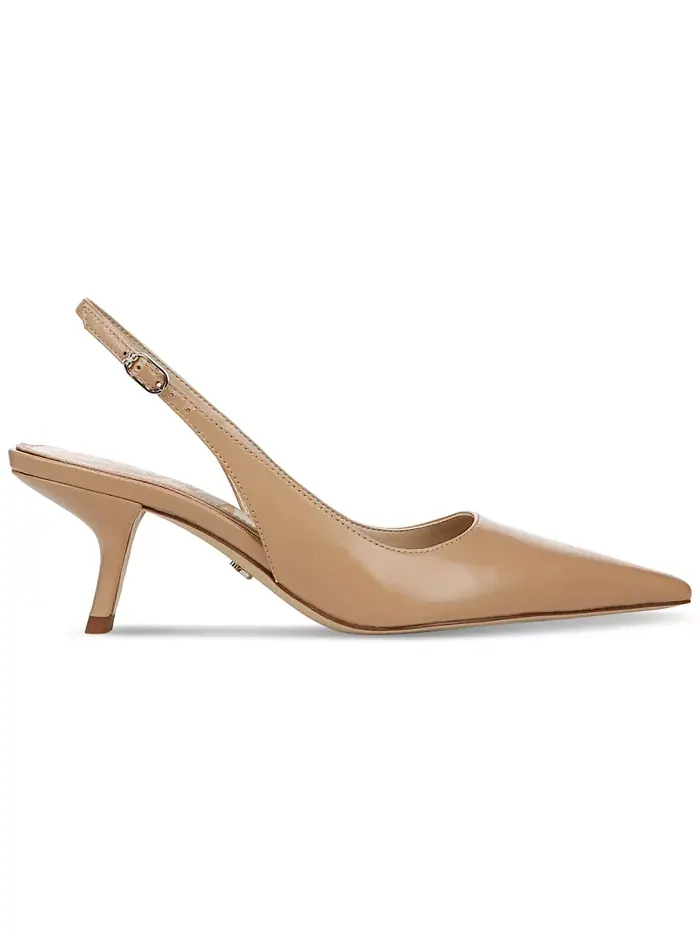 Босоножки Bianka на низком каблуке с ремешком на щиколотке Sam Edelman — изображение 2 из 5, песочный