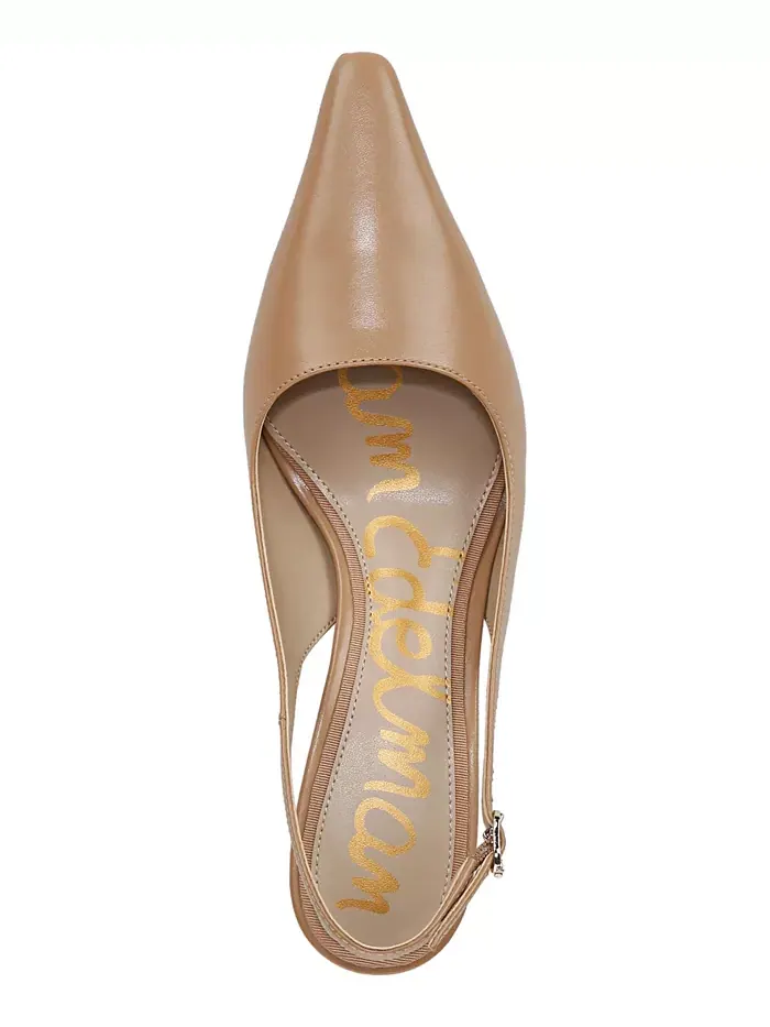 Босоножки Bianka на низком каблуке с ремешком на щиколотке Sam Edelman — изображение 4 из 5, песочный