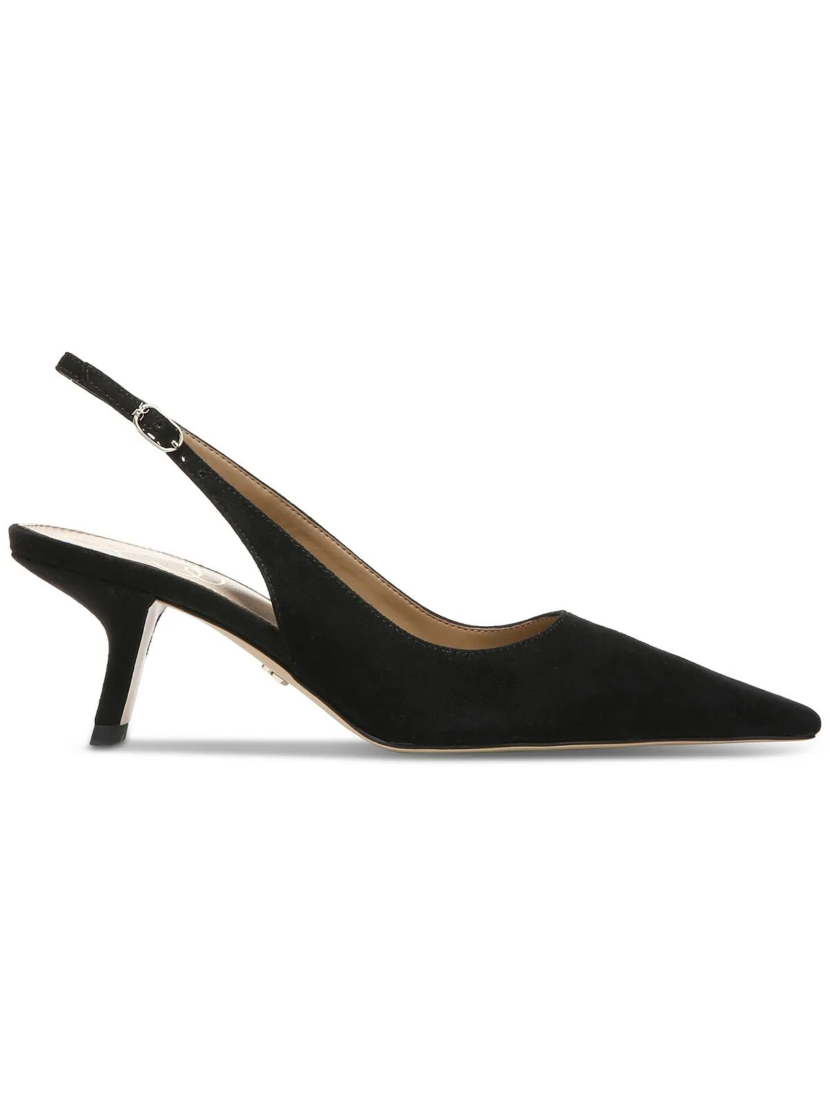 Женские туфли-лодочки Bianka на каблуке-рюкзаке с открытой пяткой Sam Edelman — изображение 2 из 5, черный