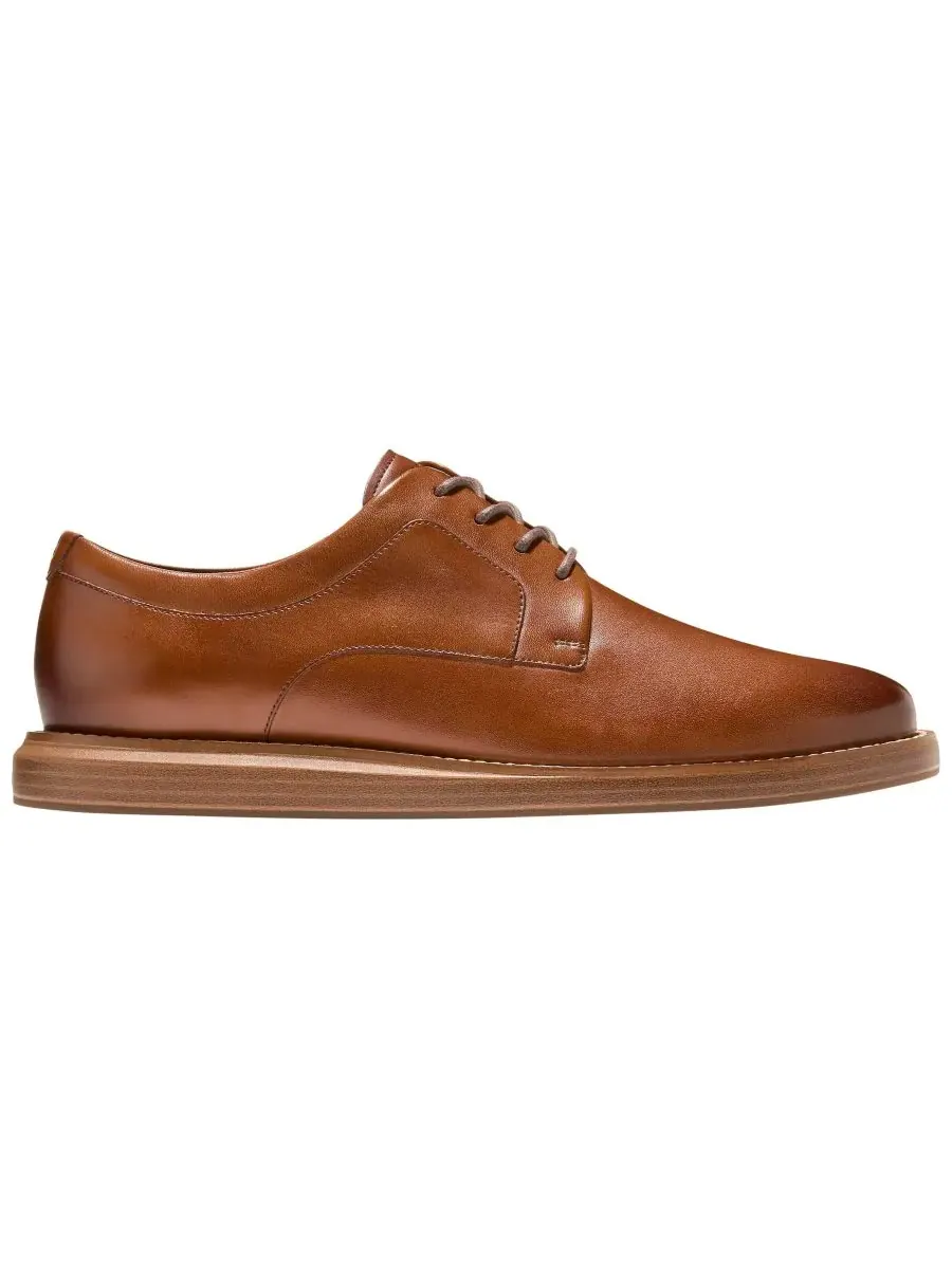Мужские туфли-оксфорды Grand Neoclassic с закругленным носком Cole Haan — изображение 2 из 9, бежевый