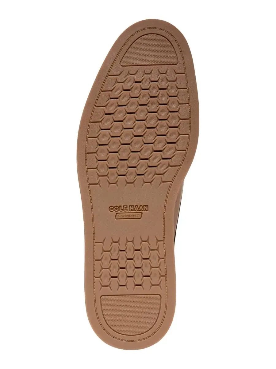 Мужские туфли-оксфорды Grand Neoclassic с закругленным носком Cole Haan — изображение 4 из 9, бежевый