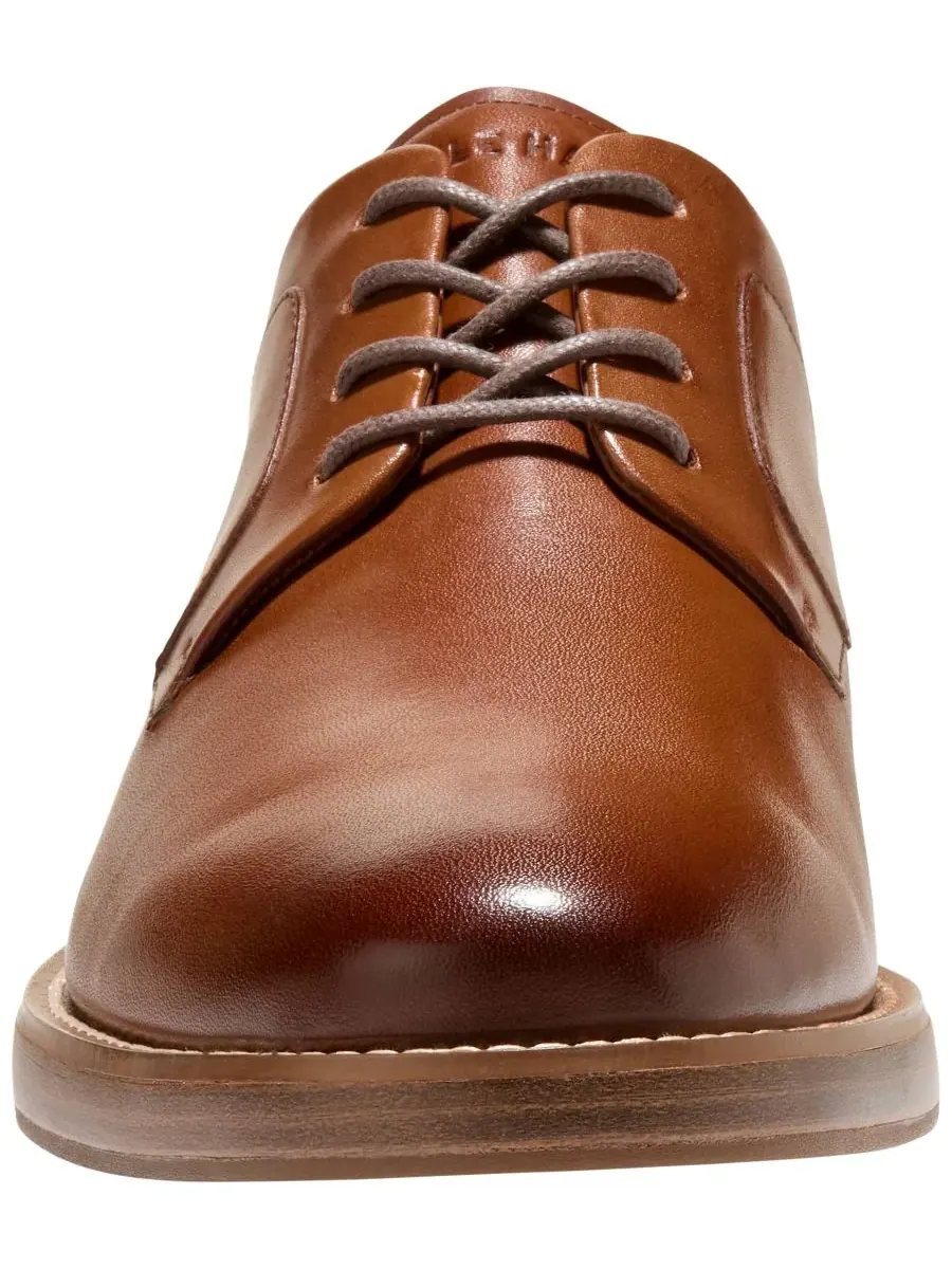 Мужские туфли-оксфорды Grand Neoclassic с закругленным носком Cole Haan — изображение 6 из 9, бежевый