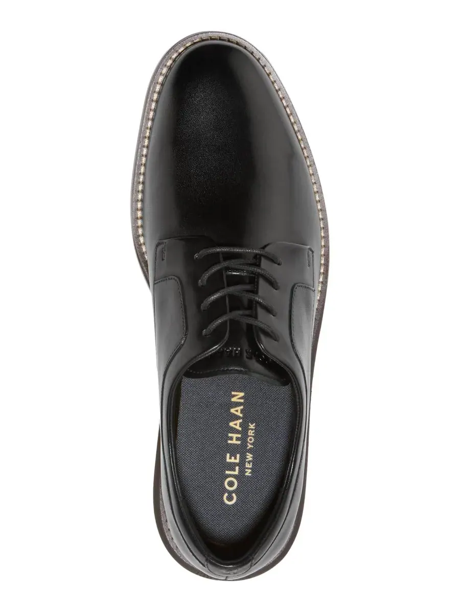 Мужские туфли-оксфорды Grand Neoclassic с закругленным носком Cole Haan — изображение 3 из 9, черный