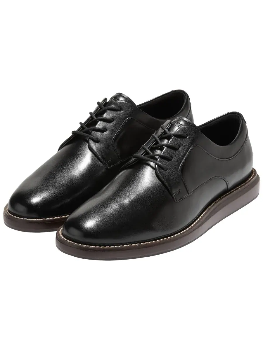 Мужские туфли-оксфорды Grand Neoclassic с закругленным носком Cole Haan — изображение 9 из 9, черный