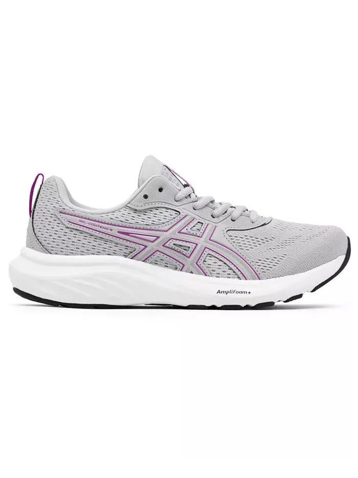 Женские кроссовки GEL-Contend 9 для бега от Finish Line Asics — изображение 3 из 6, серый/фиолетовый