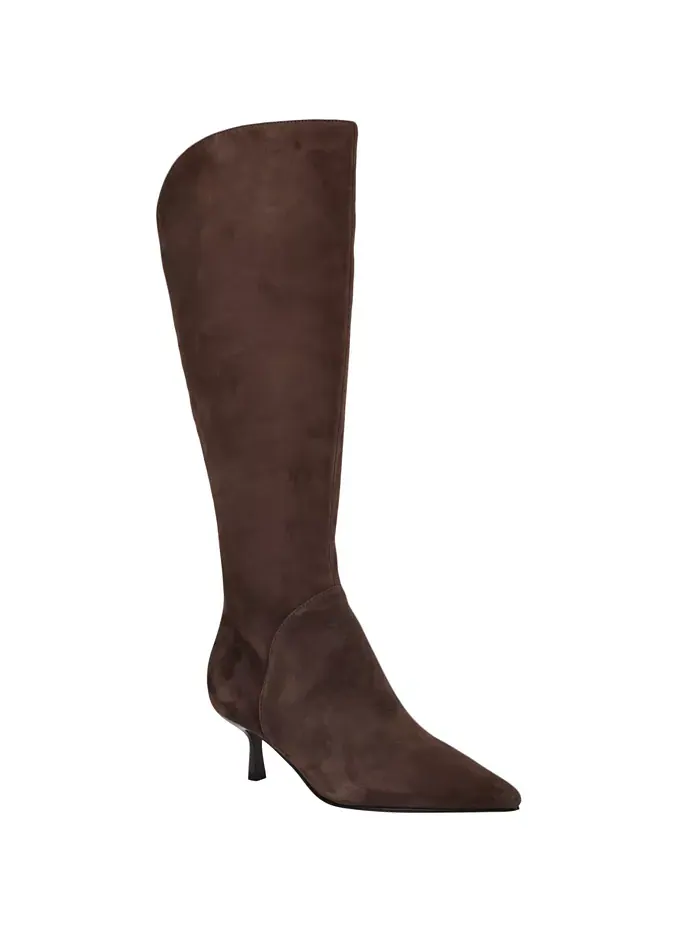 Женские ботинки Yania Tall Mid Heel Guess — изображение 1 из 5, коричневый