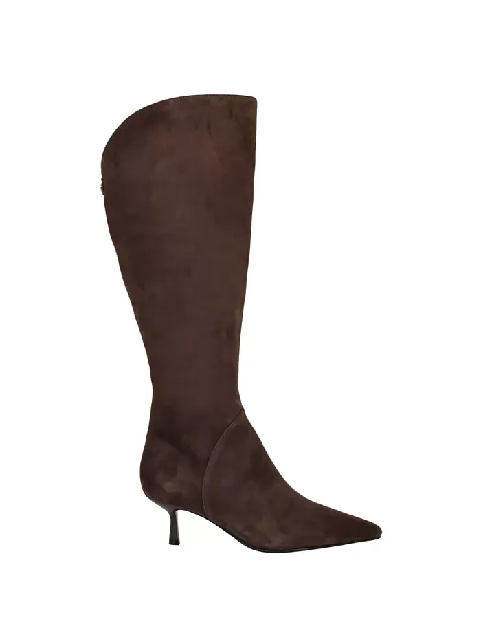 Женские ботинки Yania Tall Mid Heel Guess — изображение 2 из 5, коричневый